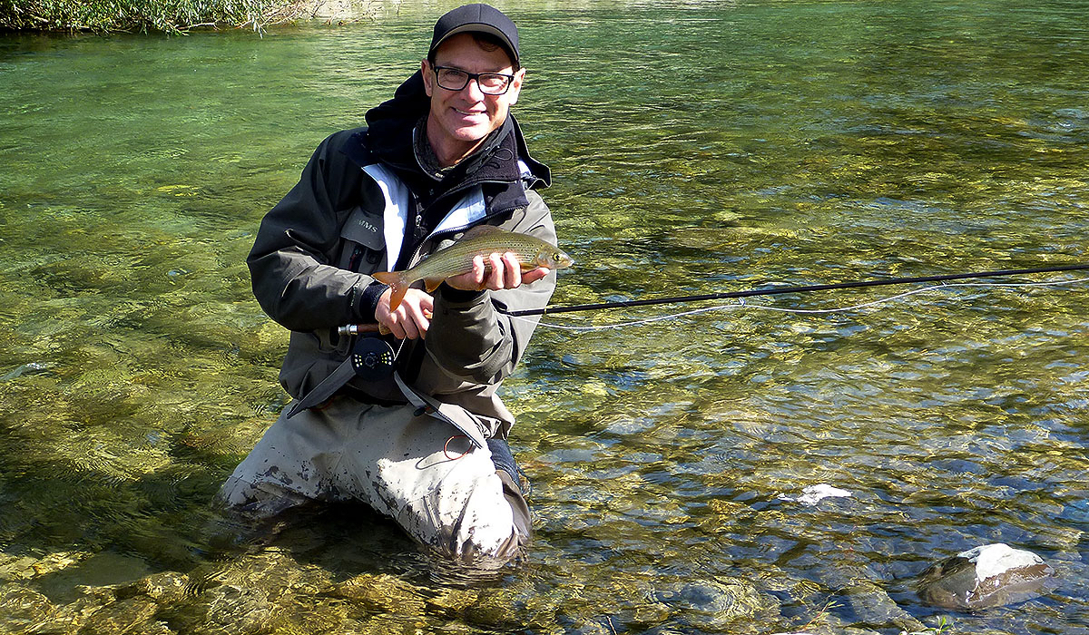 What a nice autumn grayling